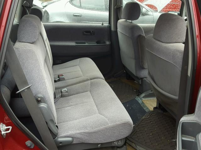 JHMRA1865SC028704 - 1995 HONDA ODYSSEY LX RED photo 6