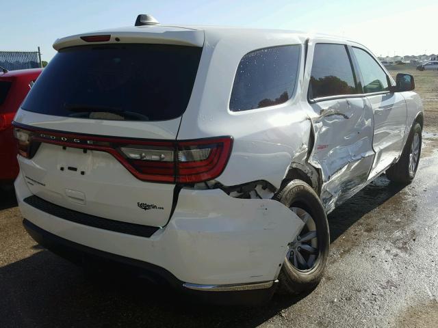 1C4RDJAG7GC467762 - 2016 DODGE DURANGO SX WHITE photo 4