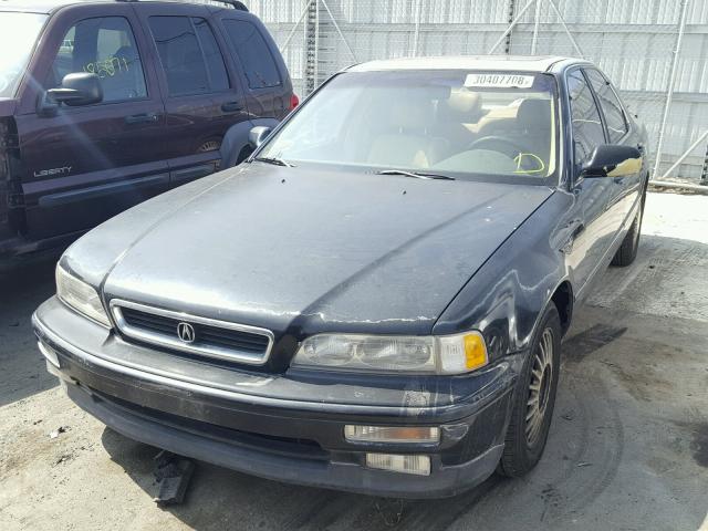 JH4KA7674MC012996 - 1991 ACURA LEGEND LS შავი ფოტო 2