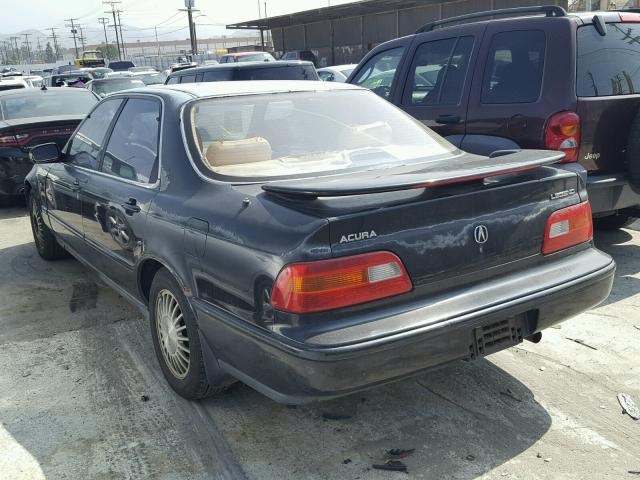 JH4KA7674MC012996 - 1991 ACURA LEGEND LS შავი ფოტო 3