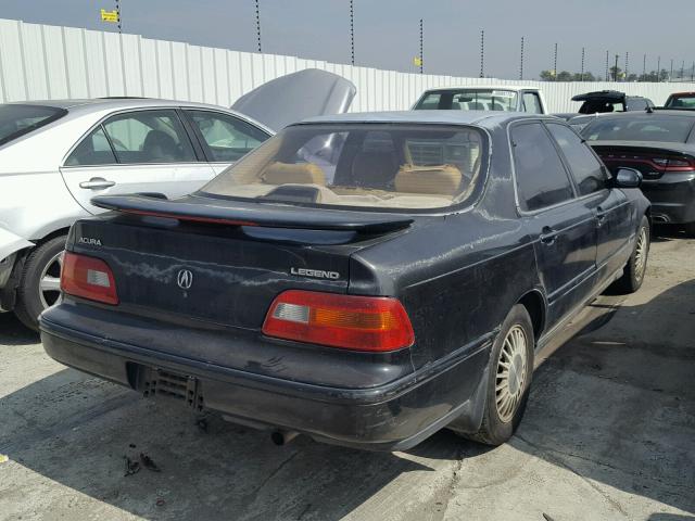 JH4KA7674MC012996 - 1991 ACURA LEGEND LS შავი ფოტო 4