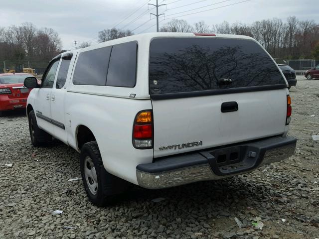 5TBRN34104S441037 - 2004 TOYOTA TUNDRA ACC WHITE photo 3