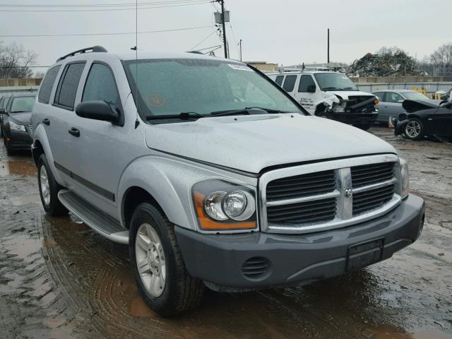 1D4HB38N65F600365 - 2005 DODGE DURANGO ST SILVER photo 1