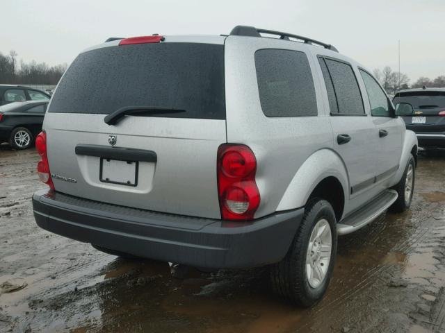 1D4HB38N65F600365 - 2005 DODGE DURANGO ST SILVER photo 4