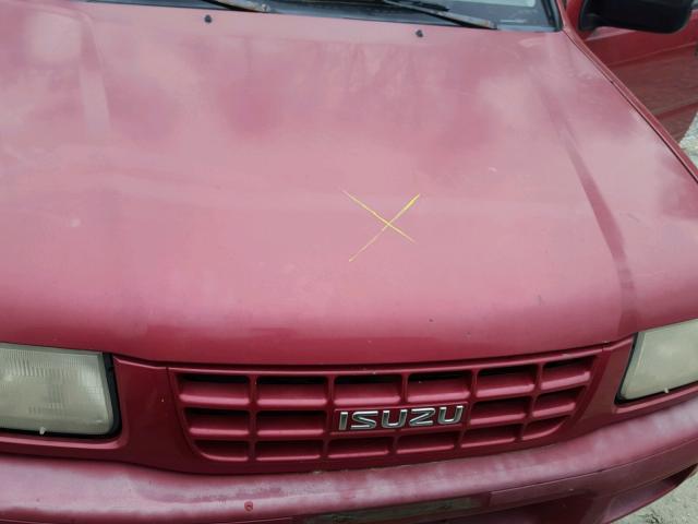 4S2CK58W8W4354349 - 1998 ISUZU RODEO S RED photo 7