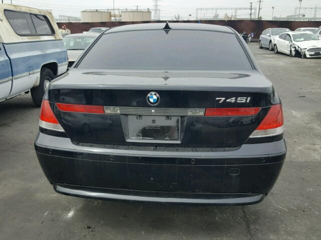 WBAGN634X4DS45823 - 2004 BMW 745 LI BLACK photo 10