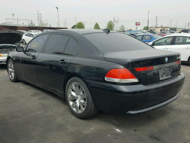 WBAGN634X4DS45823 - 2004 BMW 745 LI BLACK photo 3
