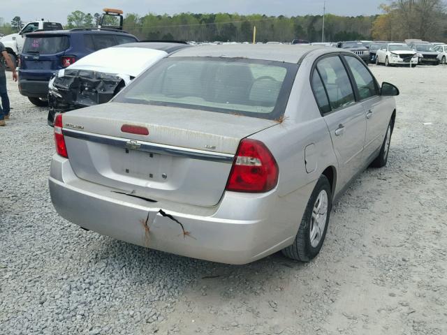 1G1ZS51F76F198740 - 2006 CHEVROLET MALIBU LS ვერცხლისფერი ფოტო 4