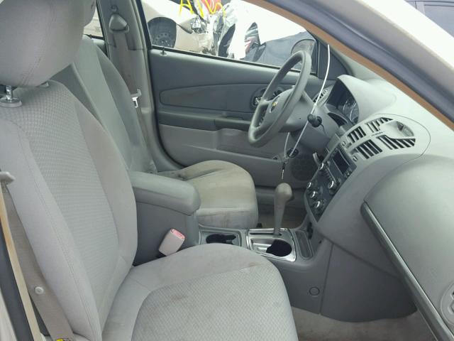 1G1ZS51F76F198740 - 2006 CHEVROLET MALIBU LS ვერცხლისფერი ფოტო 5