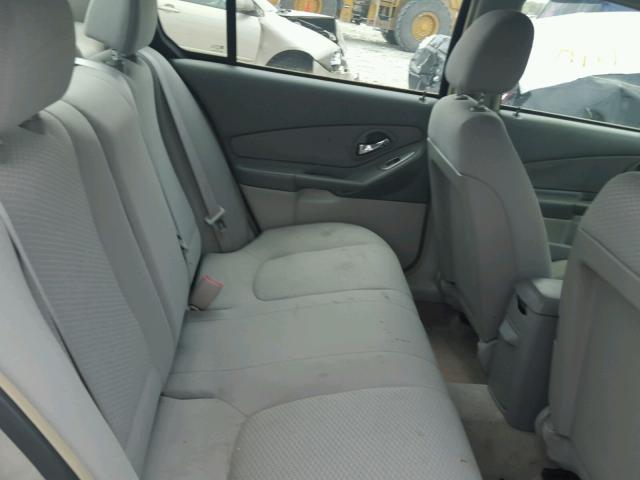 1G1ZS51F76F198740 - 2006 CHEVROLET MALIBU LS ვერცხლისფერი ფოტო 6