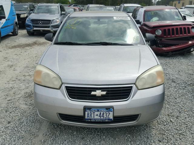 1G1ZS51F76F198740 - 2006 CHEVROLET MALIBU LS ვერცხლისფერი ფოტო 9