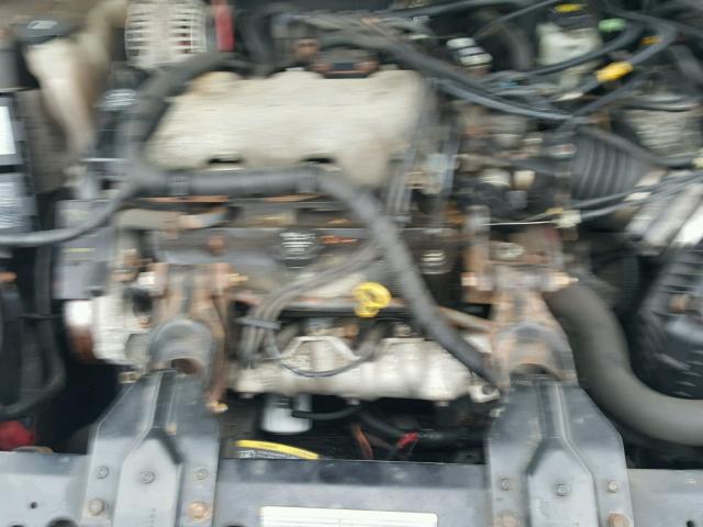 2G1WF55E949466587 - 2004 CHEVROLET IMPALA BLACK photo 7