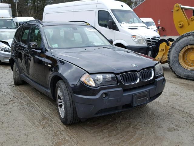 WBXPA93445WD03789 - 2005 BMW X3 3.0I BLACK photo 1