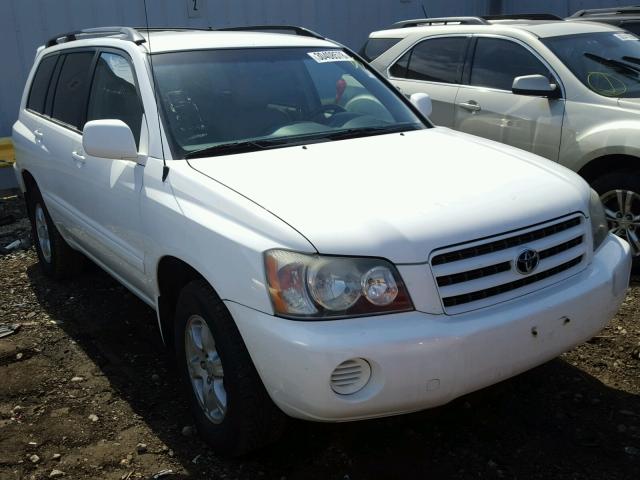 JTEGF21A520036703 - 2002 TOYOTA HIGHLANDER WHITE photo 1