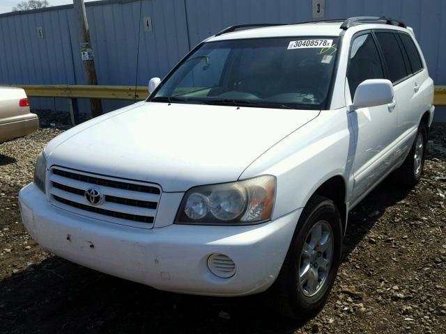 JTEGF21A520036703 - 2002 TOYOTA HIGHLANDER WHITE photo 2