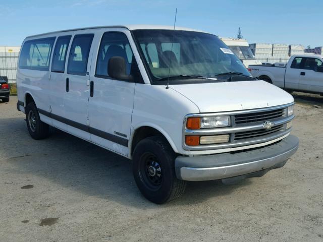 1GAHG39R3X1112452 - 1999 CHEVROLET EXPRESS G3 WHITE photo 1