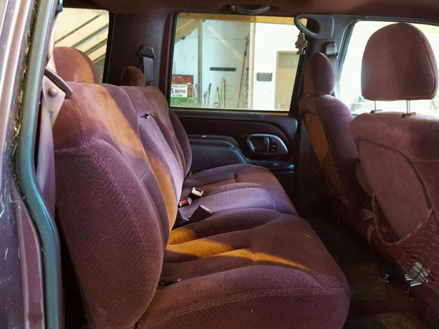 1GNGK26J5TJ355742 - 1996 CHEVROLET SUBURBAN K BURGUNDY photo 6