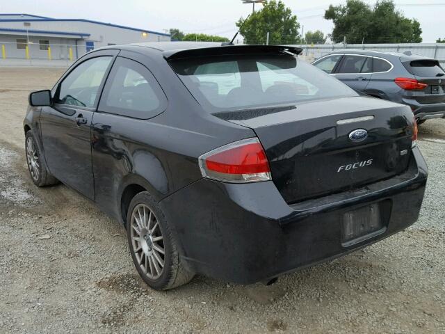 1FAHP33N19W140601 - 2009 FORD FOCUS SES BLACK photo 3