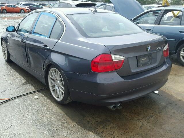 WBAVD33516KV67038 - 2006 BMW 330 XI GRAY photo 3