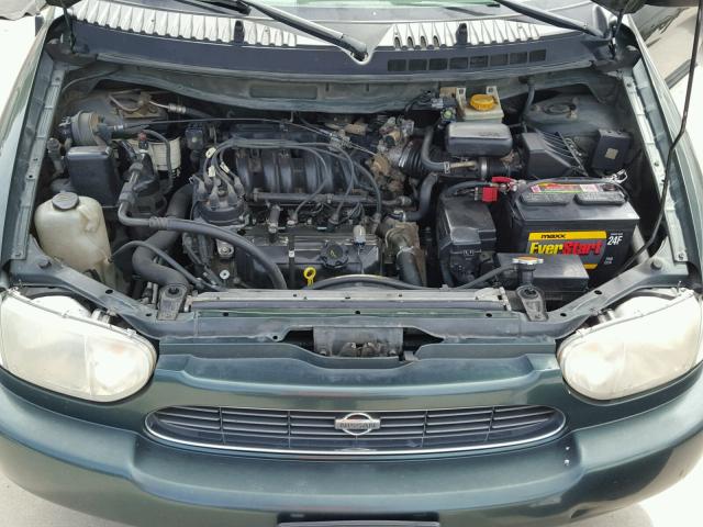 4N2XN11T3YD808942 - 2000 NISSAN QUEST SE GREEN photo 7