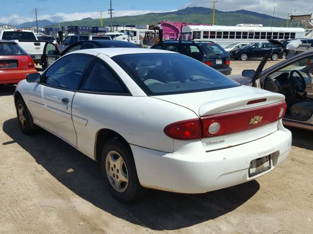 1G1JC12F457110690 - 2005 CHEVROLET CAVALIER WHITE photo 3