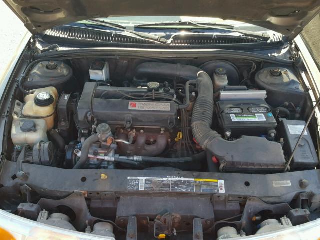 1G8ZK52761Z224356 - 2001 SATURN SL2 GRAY photo 7