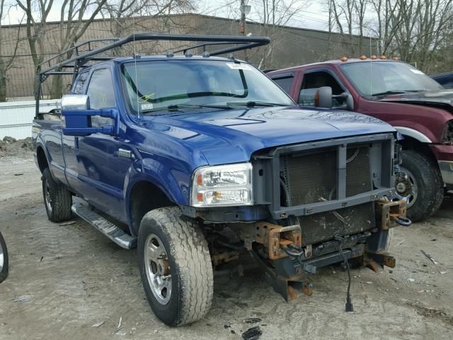 1FTWX31555EC90232 - 2005 FORD F350 SRW S BLUE photo 1