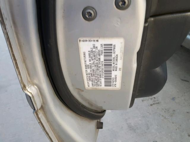 2T1CF22P2XC134218 - 1999 TOYOTA CAMRY SOLA SILVER photo 10