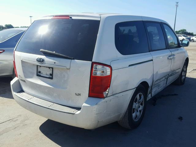 KNDMB233066048732 - 2006 KIA SEDONA EX WHITE photo 4