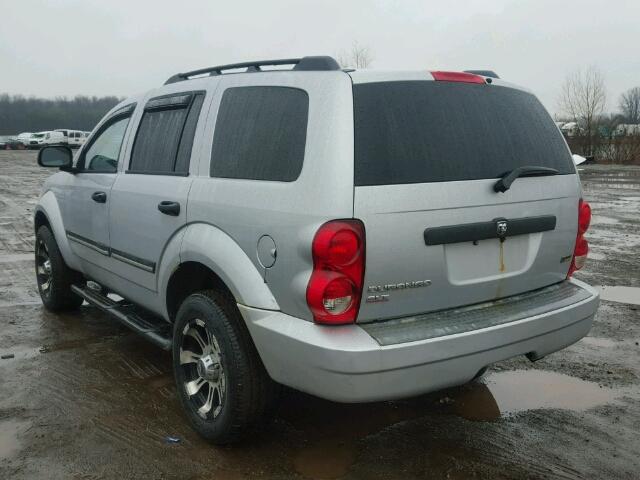 1D8HB48P57F546517 - 2007 DODGE DURANGO SL SILVER photo 3