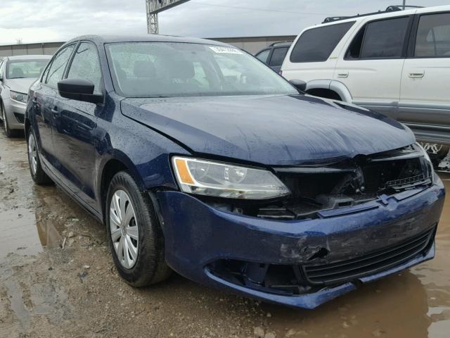 3VW1K7AJ8EM356549 - 2014 VOLKSWAGEN JETTA BASE 蓝色 照片 1