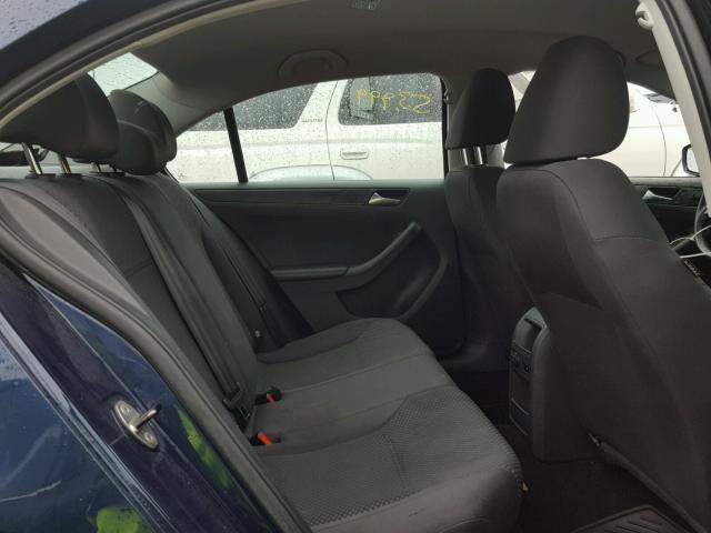 3VW1K7AJ8EM356549 - 2014 VOLKSWAGEN JETTA BASE 蓝色 照片 6