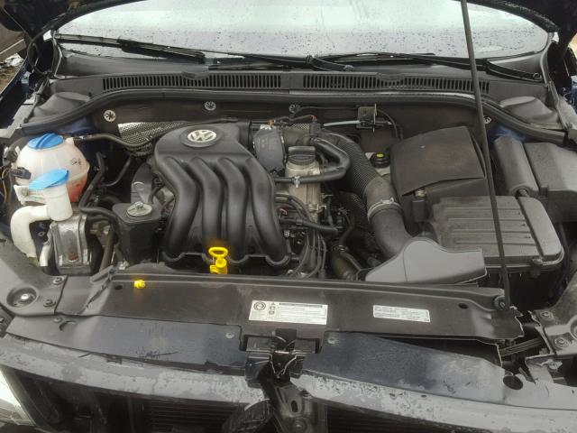 3VW1K7AJ8EM356549 - 2014 VOLKSWAGEN JETTA BASE 蓝色 照片 7