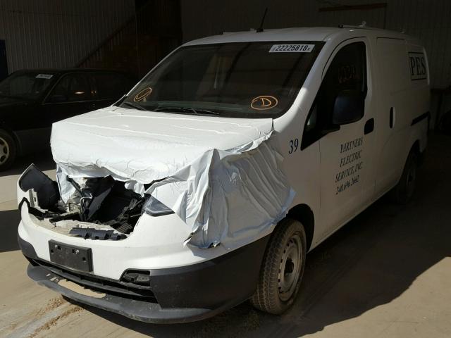 3N63M0YNXFK697550 - 2015 CHEVROLET CITY EXPRE WHITE photo 2