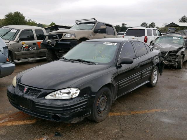 1G2NF52E72M638840 - 2002 PONTIAC GRAND AM S 黑色 照片 2