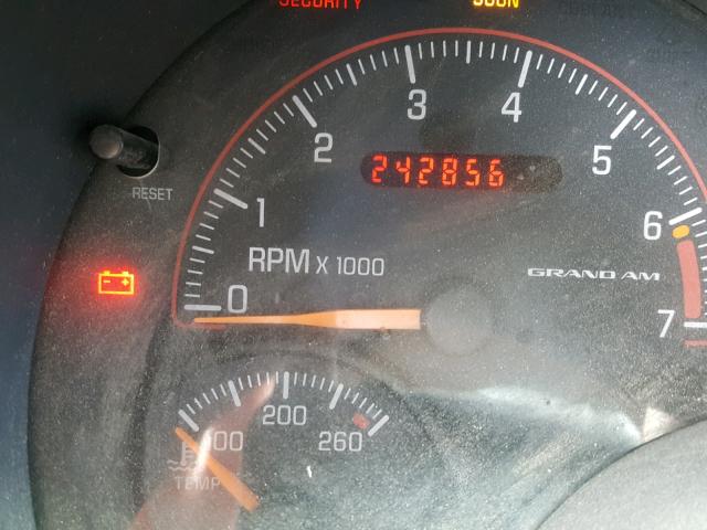 1G2NF52E72M638840 - 2002 PONTIAC GRAND AM S 黑色 照片 8