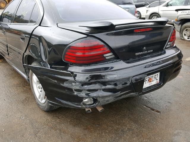1G2NF52E72M638840 - 2002 PONTIAC GRAND AM S 黑色 照片 9