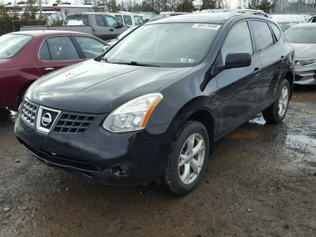 JN8AS58V09W433618 - 2009 NISSAN ROGUE S BLACK photo 2