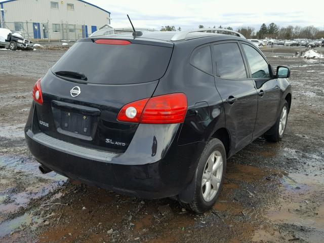 JN8AS58V09W433618 - 2009 NISSAN ROGUE S BLACK photo 4