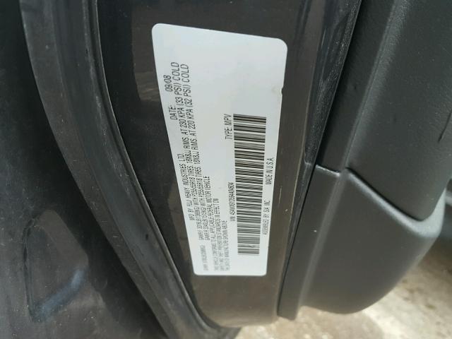 4S4WX91D594404604 - 2009 SUBARU TRIBECA GRAY photo 10