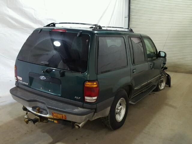 1FMZU73E8YZA95325 - 2000 FORD EXPLORER X GREEN photo 4