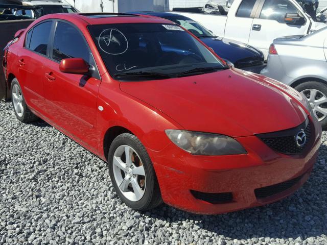 JM1BK12F361474859 - 2006 MAZDA 3 I RED photo 1