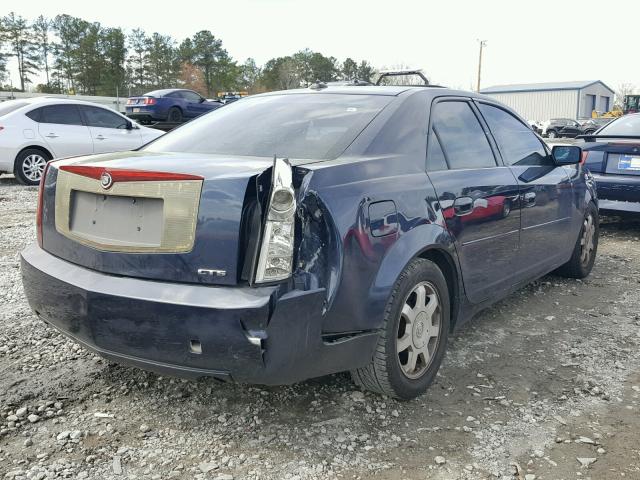 1G6DM577X40145352 - 2004 CADILLAC CTS BLUE photo 4