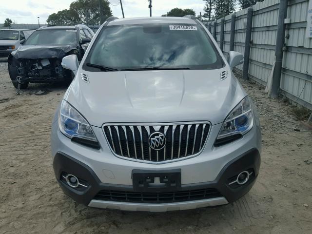 KL4CJFSB0FB214215 - 2015 BUICK ENCORE CON SILVER photo 9