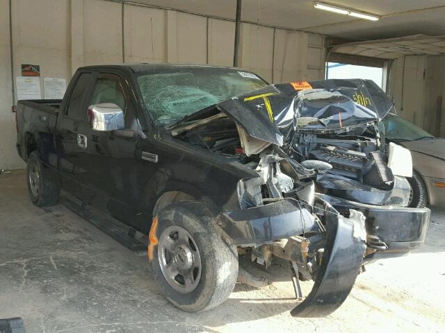 1FTRX14W67FA52666 - 2007 FORD F150 BLACK photo 1