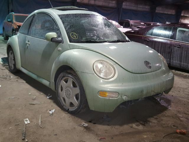 3VWCB21C21M460526 - 2001 VOLKSWAGEN NEW BEETLE GREEN photo 1