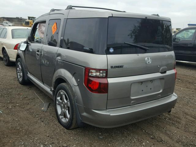 5J6YH18977L009088 - 2007 HONDA ELEMENT SC SILVER photo 3