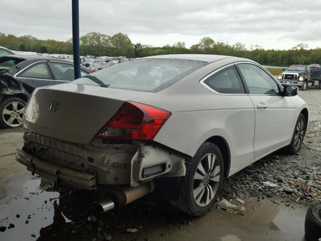 1HGCS1B30BA009848 - 2011 HONDA ACCORD LX- WHITE photo 4