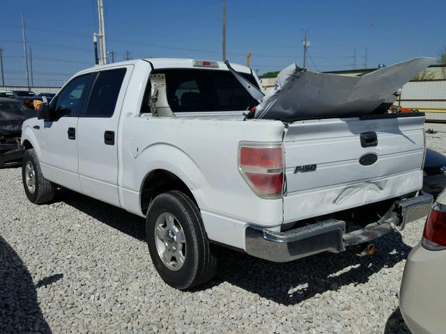 1FTRW12819FA53363 - 2009 FORD F150 SUPER WHITE photo 3