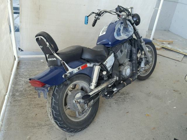 1HFSC18076A002265 - 2006 HONDA VT1100 C BLUE photo 4